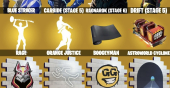 Stacked accounts - 94 Skins (PSN, Xbox, PC, Nintendo)