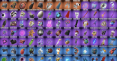 Stacked accounts - 123  Skins (PSN, Xbox, PC, Nintendo)