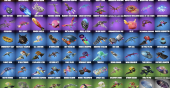 Stacked accounts - 92  Skins (PSN, Xbox, PC, Nintendo)