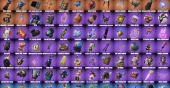 Stacked accounts - 89  Skins (PSN, Xbox, PC, Nintendo)