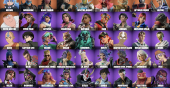 Stacked accounts - 70 Skins (Xbox, PSN, PC, Nintendo)