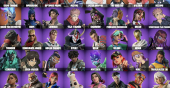 Stacked accounts - 63 Skins (PSN, Xbox, PC, Nintendo)