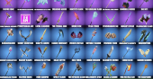 Stacked accounts - 63 Skins (PSN, Xbox, PC, Nintendo)