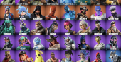 Stacked accounts - 60 Skins (PSN, Xbox, PC, Nintendo)