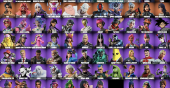 Stacked accounts - 107 Skins (PSN, Xbox, PC, Nintendo)